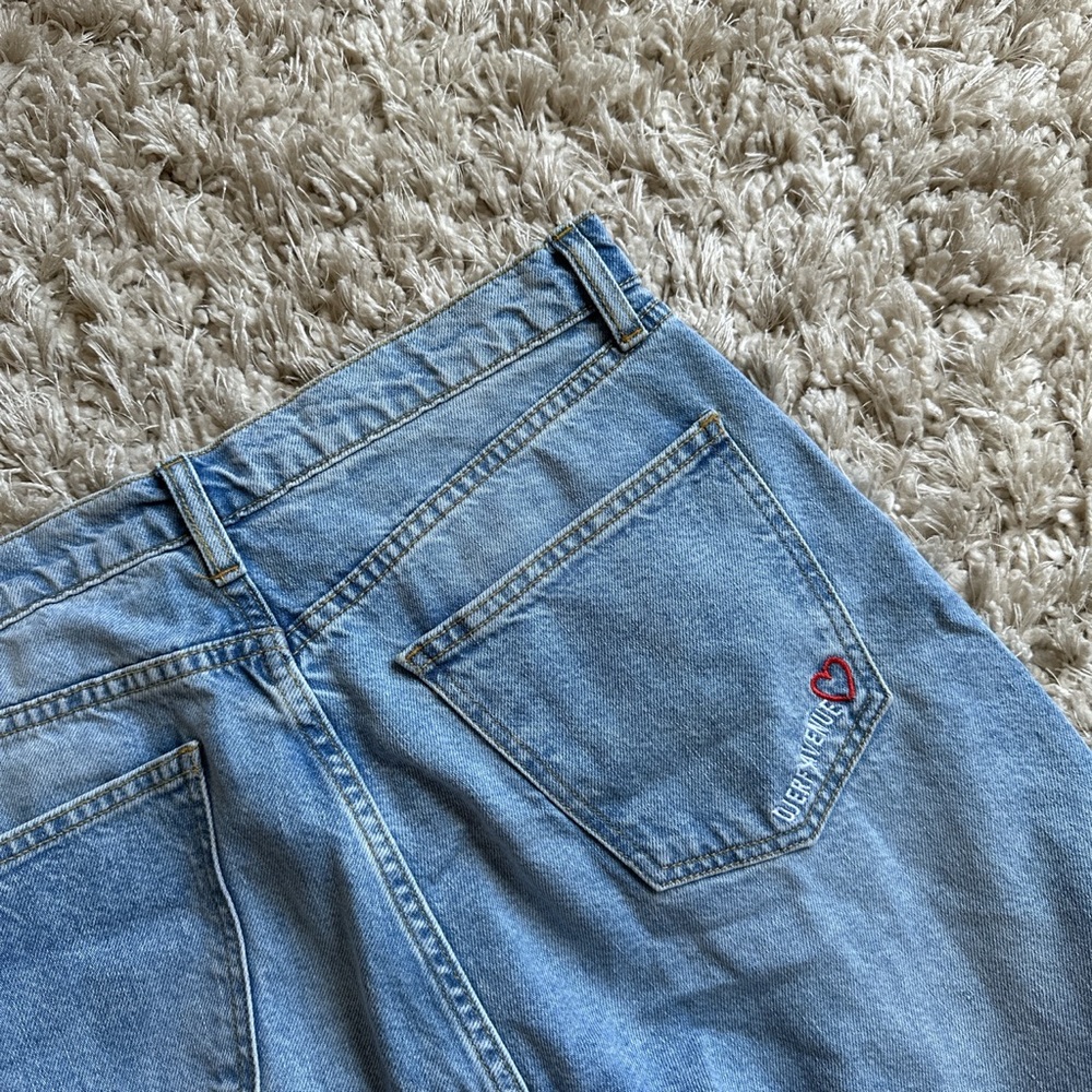 Djerf Avenue Relaxed Washed Blue Jeans
